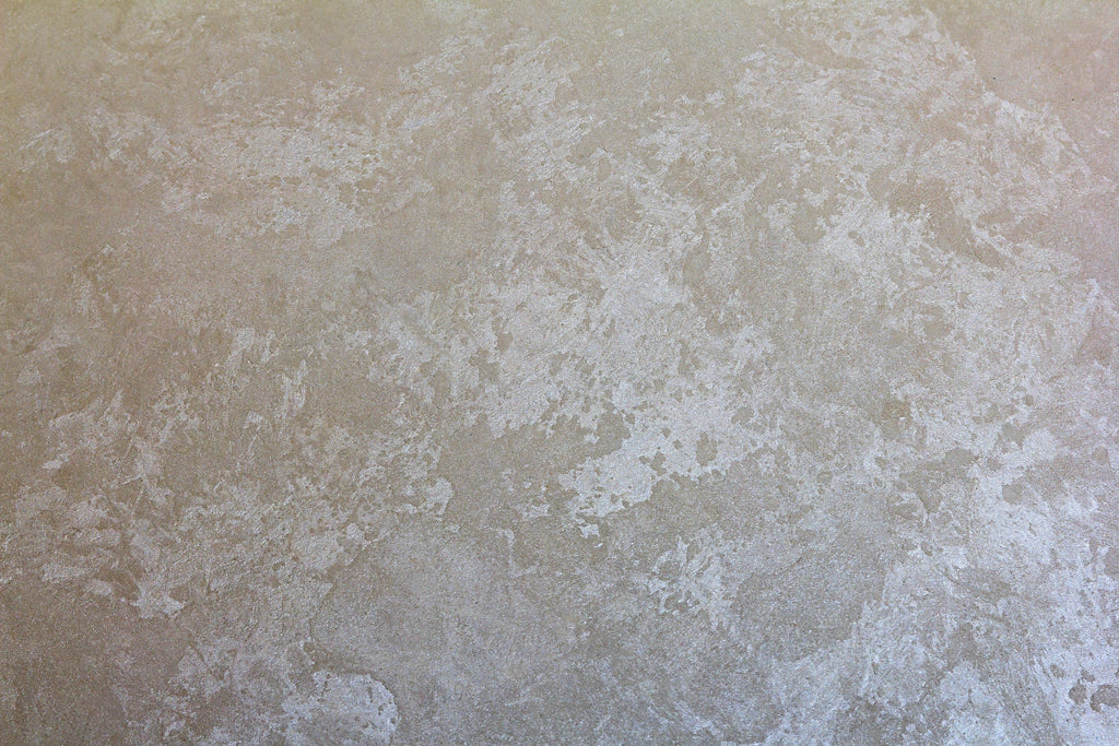 Weathered Plaster wallpaper in aged taupe and grey