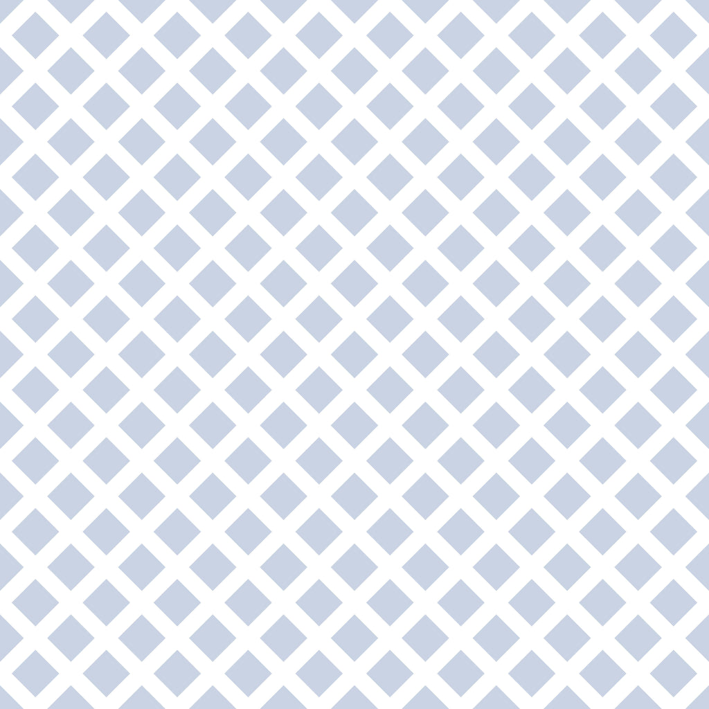 Powder Diamonds, peel and stick wallpaper, a clean diamond lattice pattern in soft muted tones creates a timeless and airy