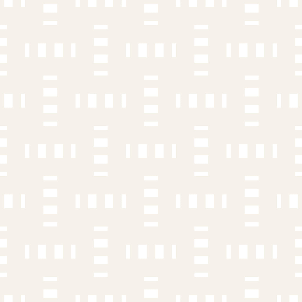 Sand Blocks, peel and stick wallpaper, small rectangular shapes arranged in a repeating grid create a soft geometric
