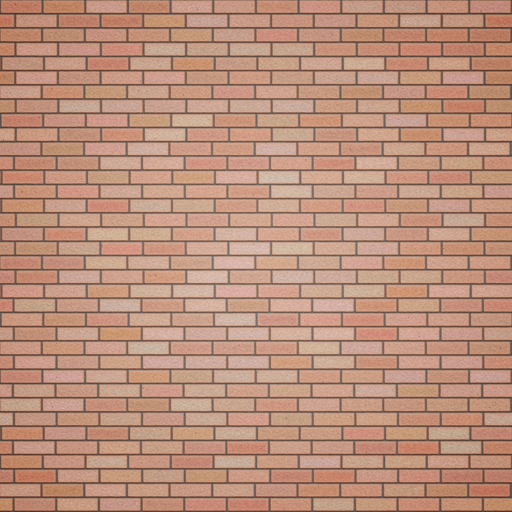Urban Brick, peel and stick wallpaper, classic brickwork in warm terracotta tones creates a timeless architectural look