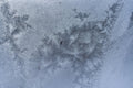 Frost Crystal wallpaper with ice crystals on frosted blue