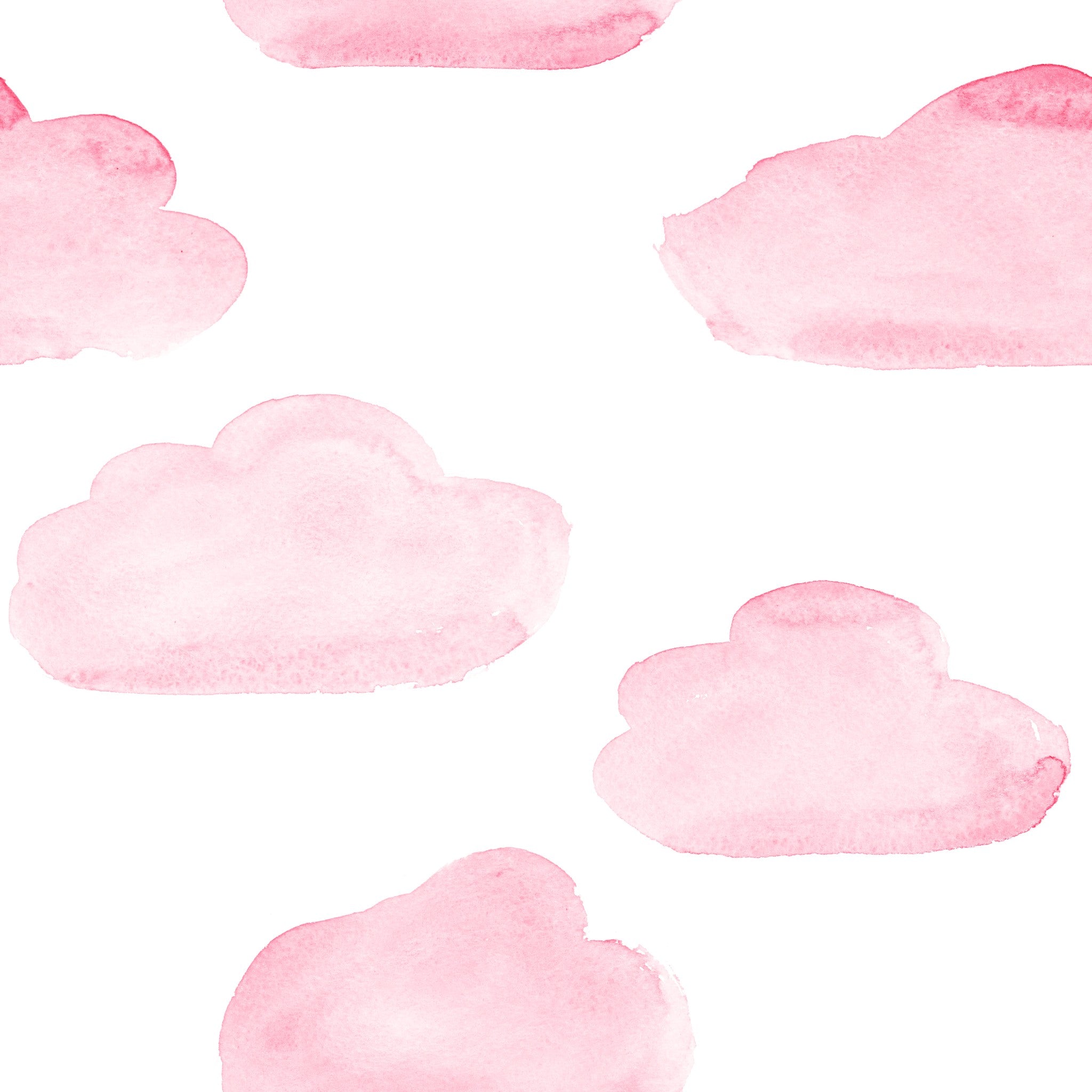 Pink Watercolour Clouds