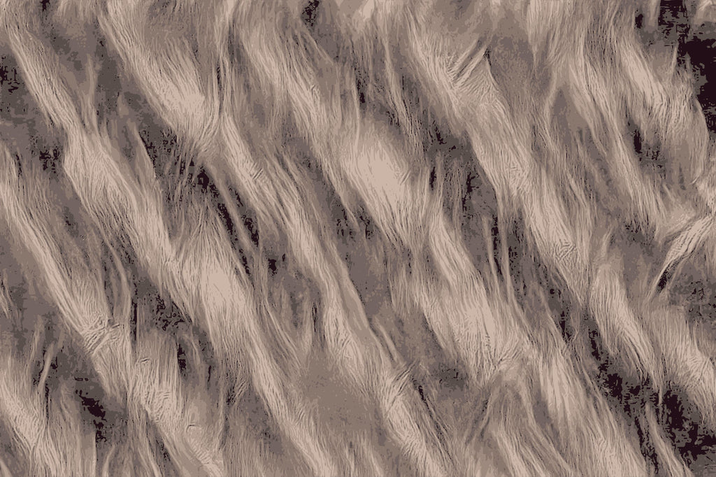 Feathered Suede wallpaper in warm mauve and taupe