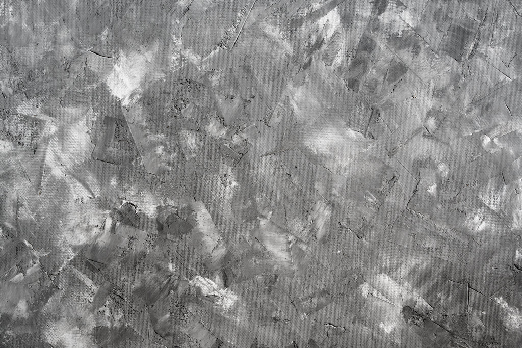 Concrete Whisper, peel and stick wallpaper, layered trowel marks and soft tonal shifts create a raw, industrial texture