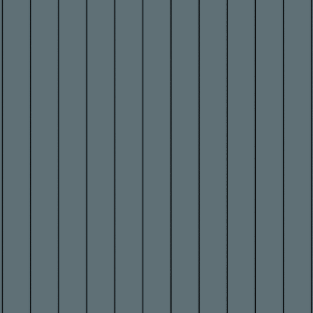 Harbor Panels, peel and stick wallpaper, harbor panel wallpaper featuring vertical plank lines and a muted blue-gray