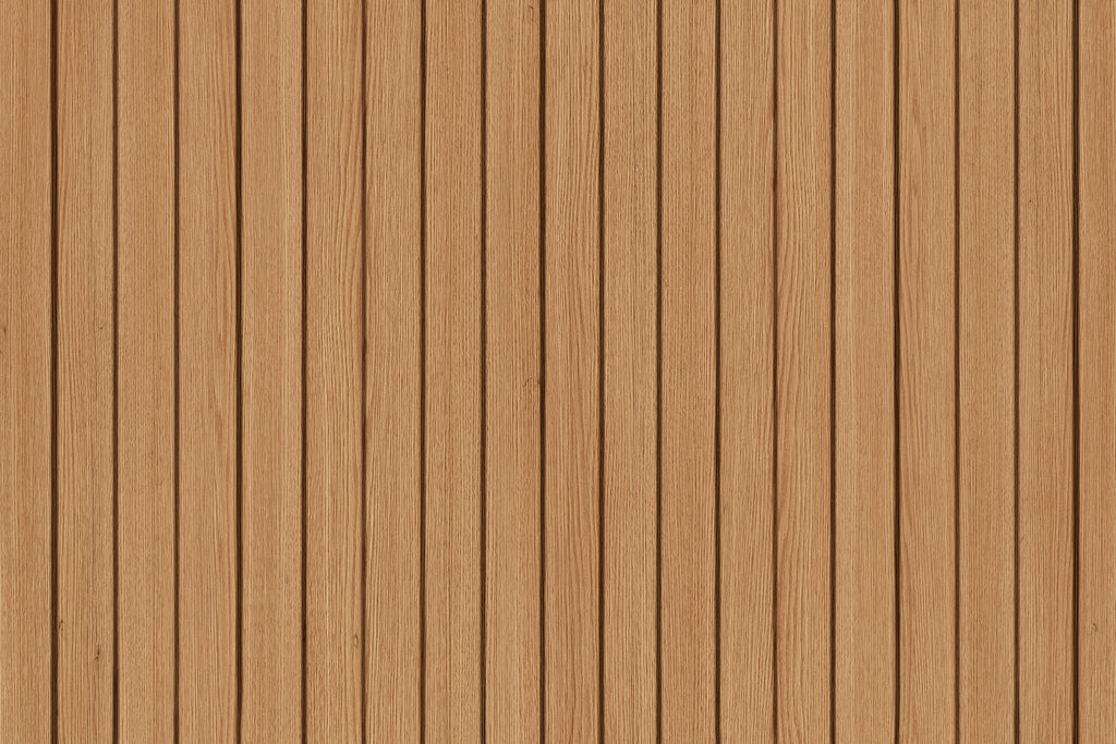 Cedar Panels, peel and stick wallpaper, cedar panel wallpaper featuring slim vertical wood slats and detailed grain
