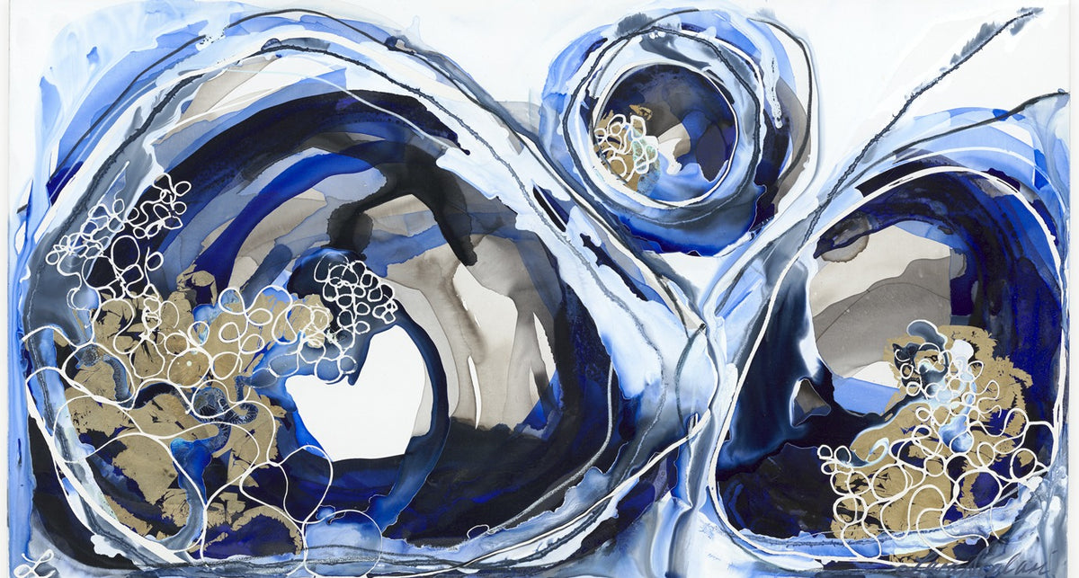 Abyss Mural by Lara Scolari, wallpaper mural