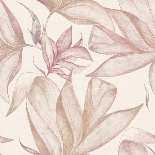 Botanical Foliage in Pale Cream by Cat Bellini, peel and stick wallpaper