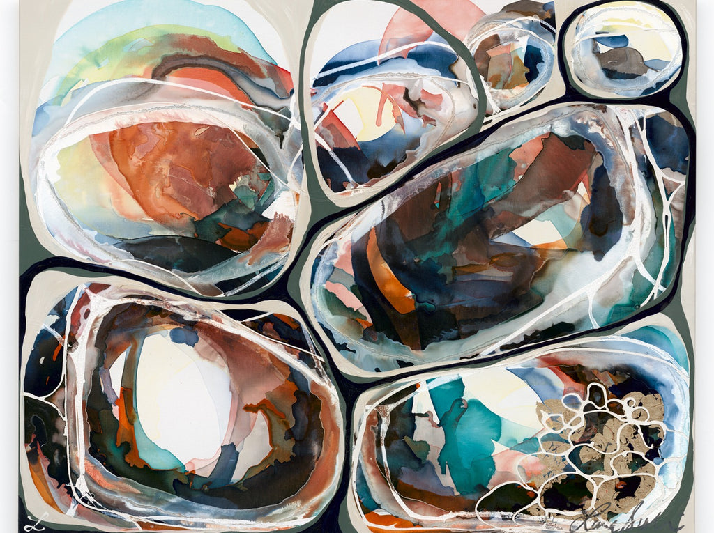 Boulder Azure Mural by Lara Scolari, wallpaper mural
