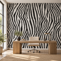 Coral Vine, peel and stick wallpaper styled on a feature wall