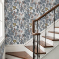 Country Vines by De-Anne Strange, peel and stick wallpaper styled in a room