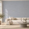 Drifted Linen, peel and stick wallpaper styled on a feature wall