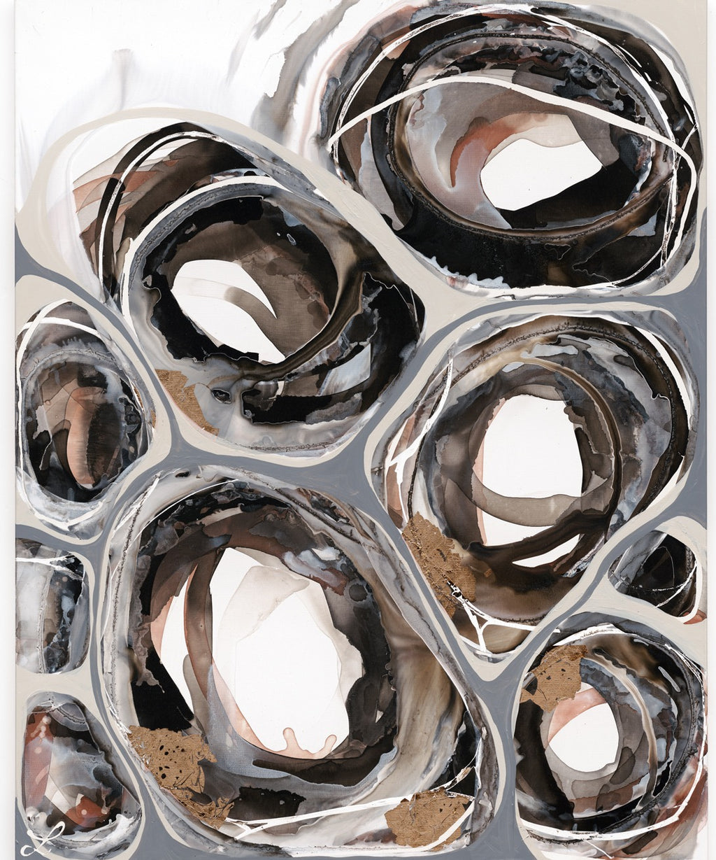 Earth Echo I Mural by Lara Scolari, wallpaper mural