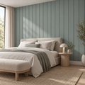 Frost Panels, peel and stick wallpaper styled on a feature wall