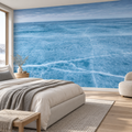 Frozen Lake, wallpaper mural styled on a feature wall