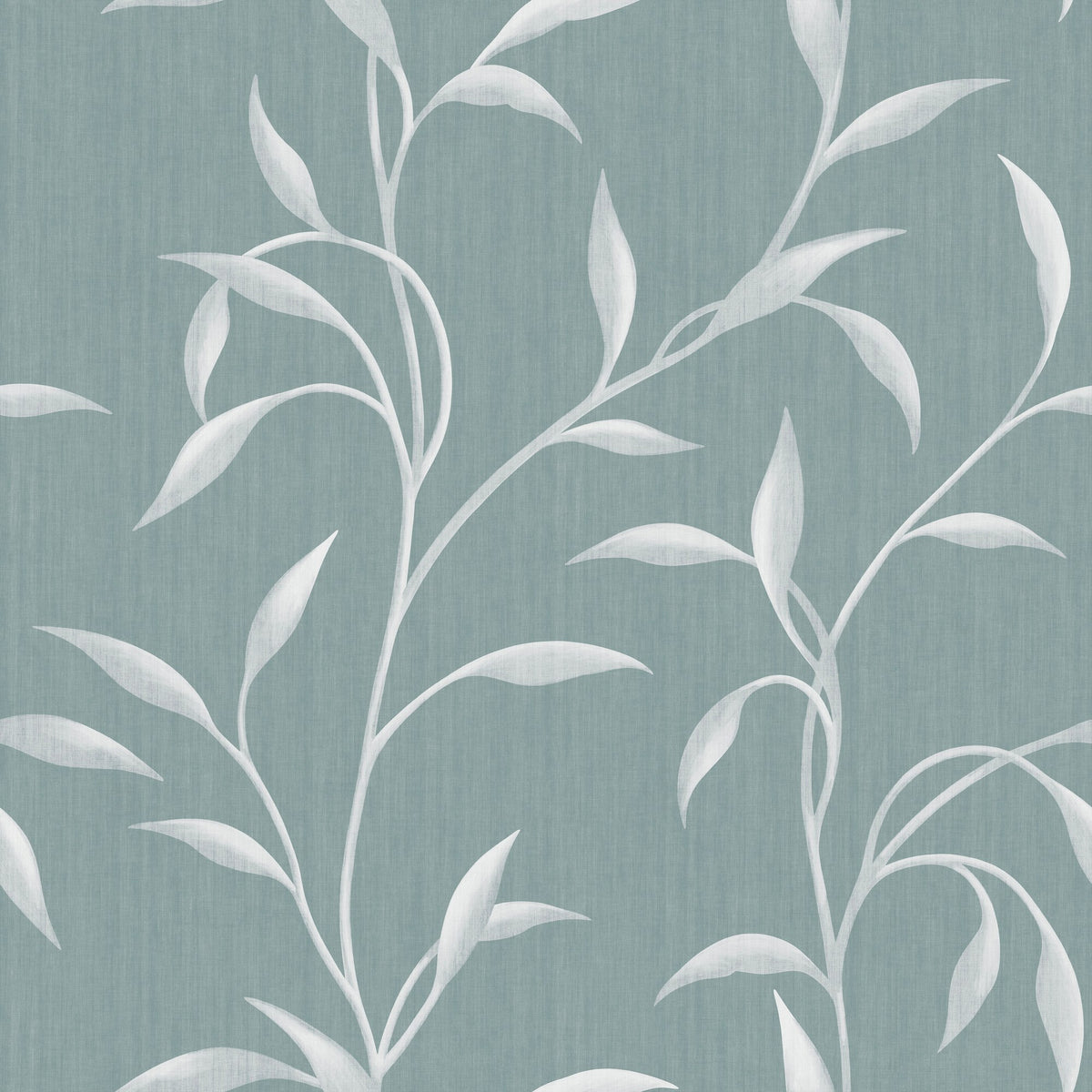 Leafy Vine in Dusty Blue by Sarah Thorpe, peel and stick wallpaper