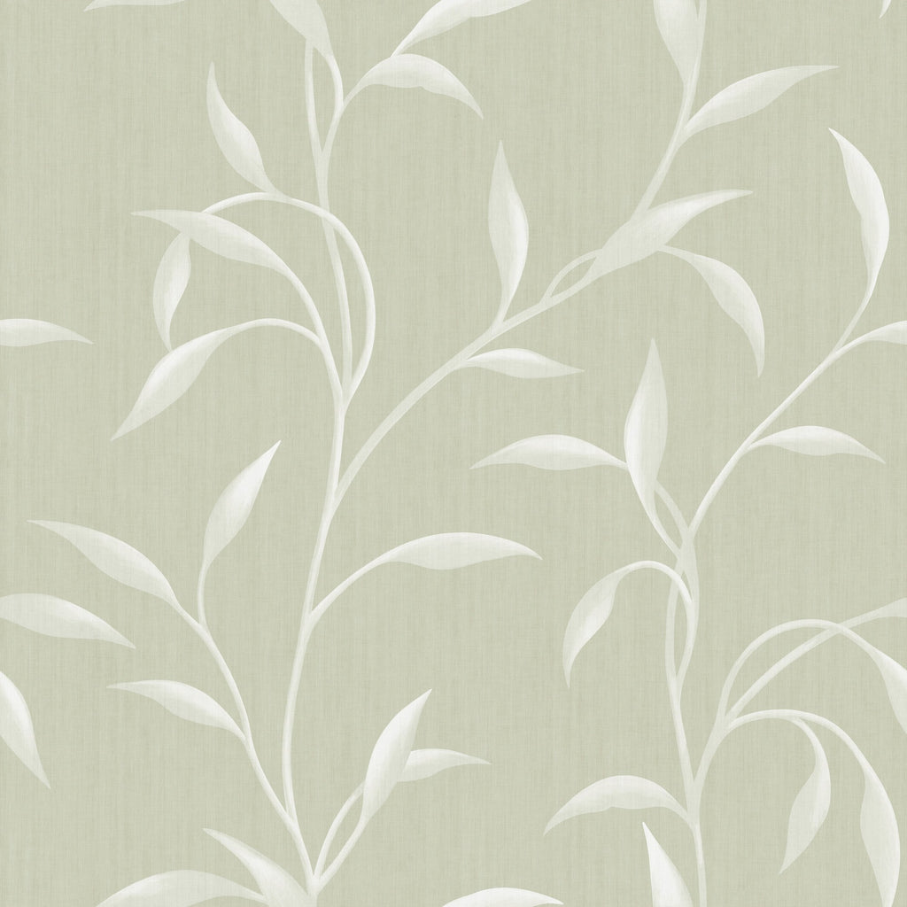 Leafy Vine in Light Natural by Sarah Thorpe, peel and stick wallpaper