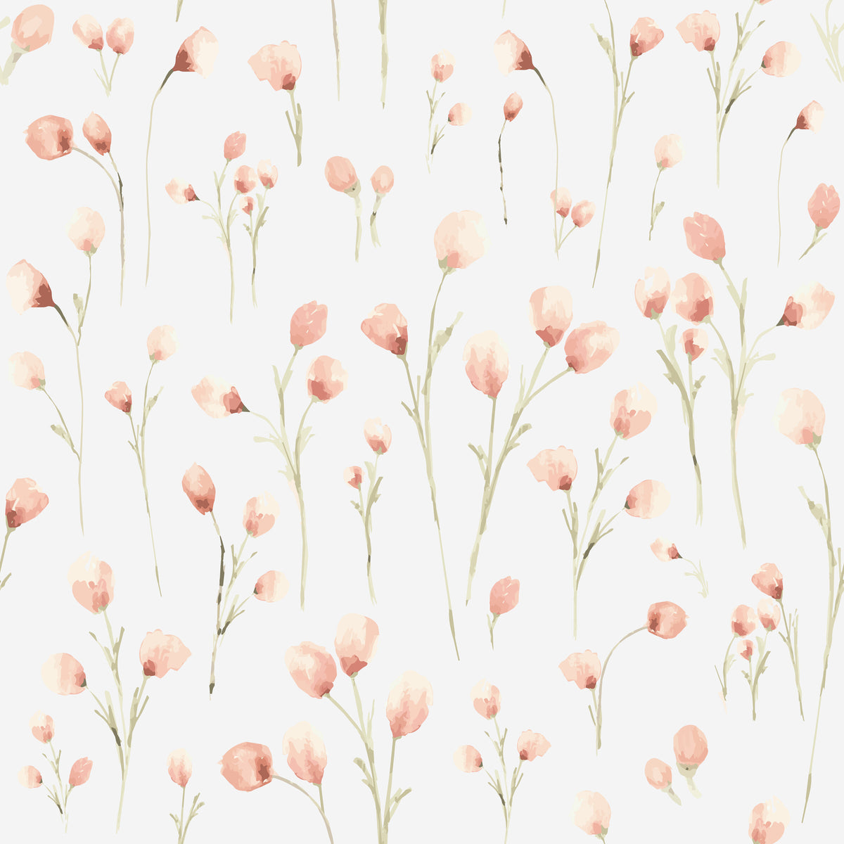 Lila by De-Anne Strange, peel and stick wallpaper