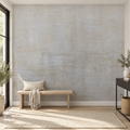 Linen Mist, peel and stick wallpaper styled on a feature wall