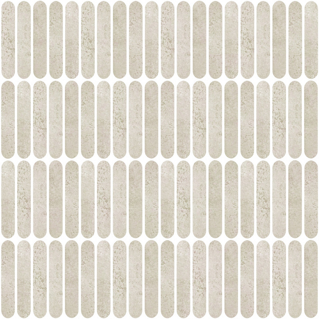 Lozenge Geometric Tile in Light Beige by Sarah Thorpe, peel and stick wallpaper
