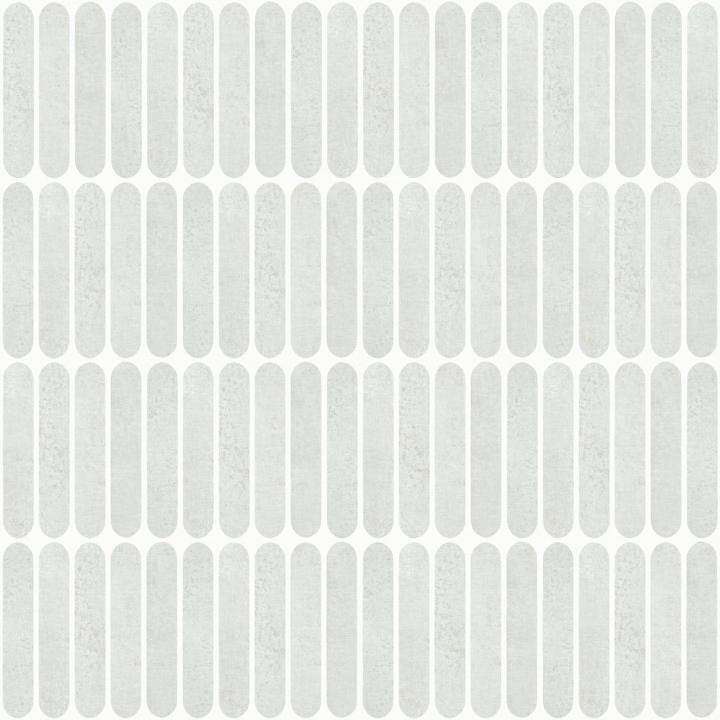 Lozenge Geometric Tile in Soft Grey by Sarah Thorpe, peel and stick wallpaper
