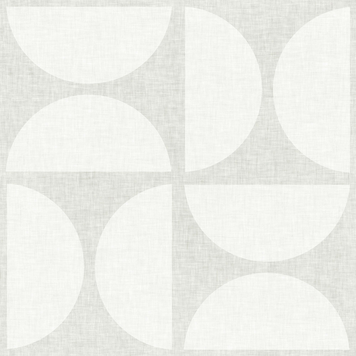 Mid Century Geometric in Soft Grey by Sarah Thorpe, peel and stick wallpaper, mid-century Geometric by Sarah Thorpe builds