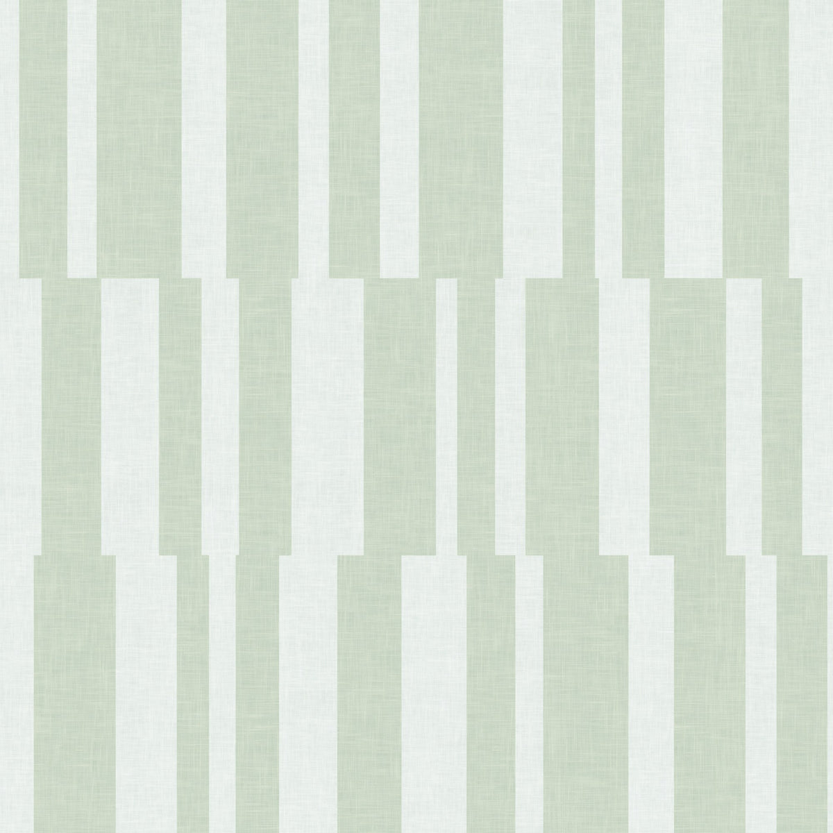 Modern Geometric Stripe in Pale Green by Sarah Thorpe, peel and stick wallpaper
