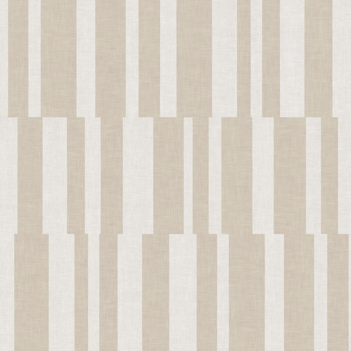 Modern Geometric Stripe in Warm Beige by Sarah Thorpe, peel and stick wallpaper
