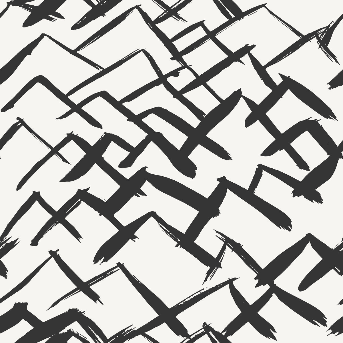 Mountain View mural by De-Anne Strange, peel and stick wallpaper artwork