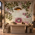 Time Softens mural by Trudy Rice, peel and stick wallpaper mural styled on a feature wall