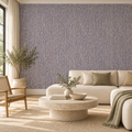 Quiet Textile, peel and stick wallpaper styled on a feature wall