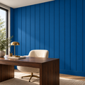Sapphire Panels, peel and stick wallpaper styled on a feature wall