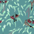 Silver Princess & Wattlebird by Trudy Rice — Cornflower