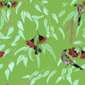 Silver Princess & Wattlebird by Trudy Rice — Olive
