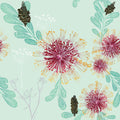 Vintage Banksias by Trudy Rice — Powder Blue