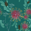 Vintage Banksias by Trudy Rice — Turquoise
