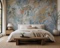 Wonder in the Wind mural by De-Anne Strange, peel and stick wallpaper styled in a room